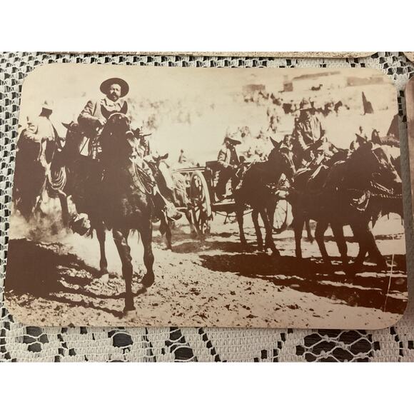 4 Old West Collectors Post Cards Locomotive, Frontier Railroad, Hunters - Picture 4 of 7